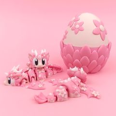 クロスボーダー新品Mini dragon eggsミニ飛龍花びら龍卵セット置物イースターサプライズ