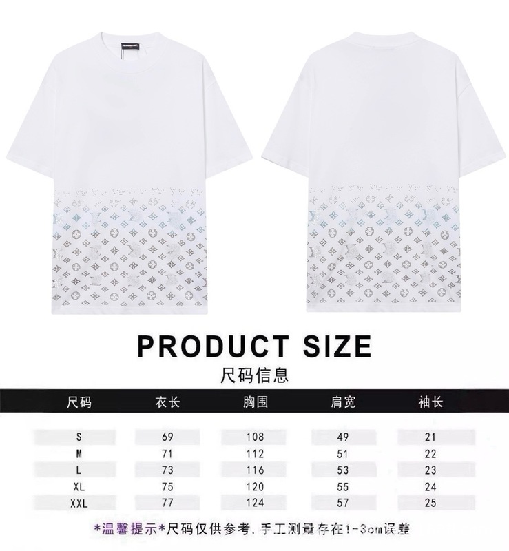 跨境25ss驴家高品质刺绣logo宽松纯棉短袖男女款休闲时尚百搭T恤|undefined
