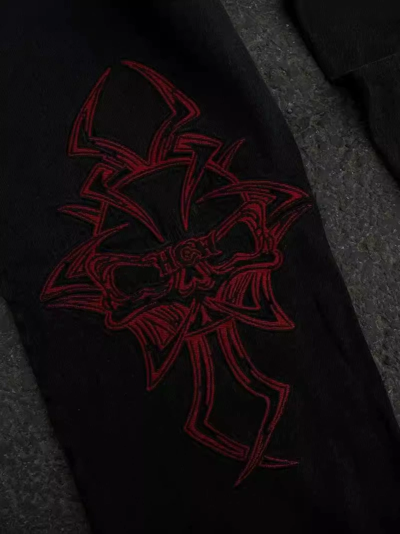 Ретро джинсы в стиле хип-хоп, брюки, свободный крой