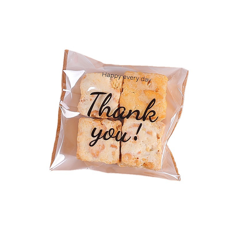 2022 original feliz copo de nieve galletas crujientes embalaje autoadhesivo bolsa de cremallera pastel de Luna regalo turrón regalo