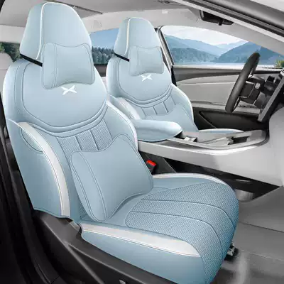 Modelə uyğun (Original) oturacaq örtükləri: cushion, perforated and breathable - arctic-blue-deluxe-edition-note-the-model-year-front-row-fully-covered-rear-row-partially-covered