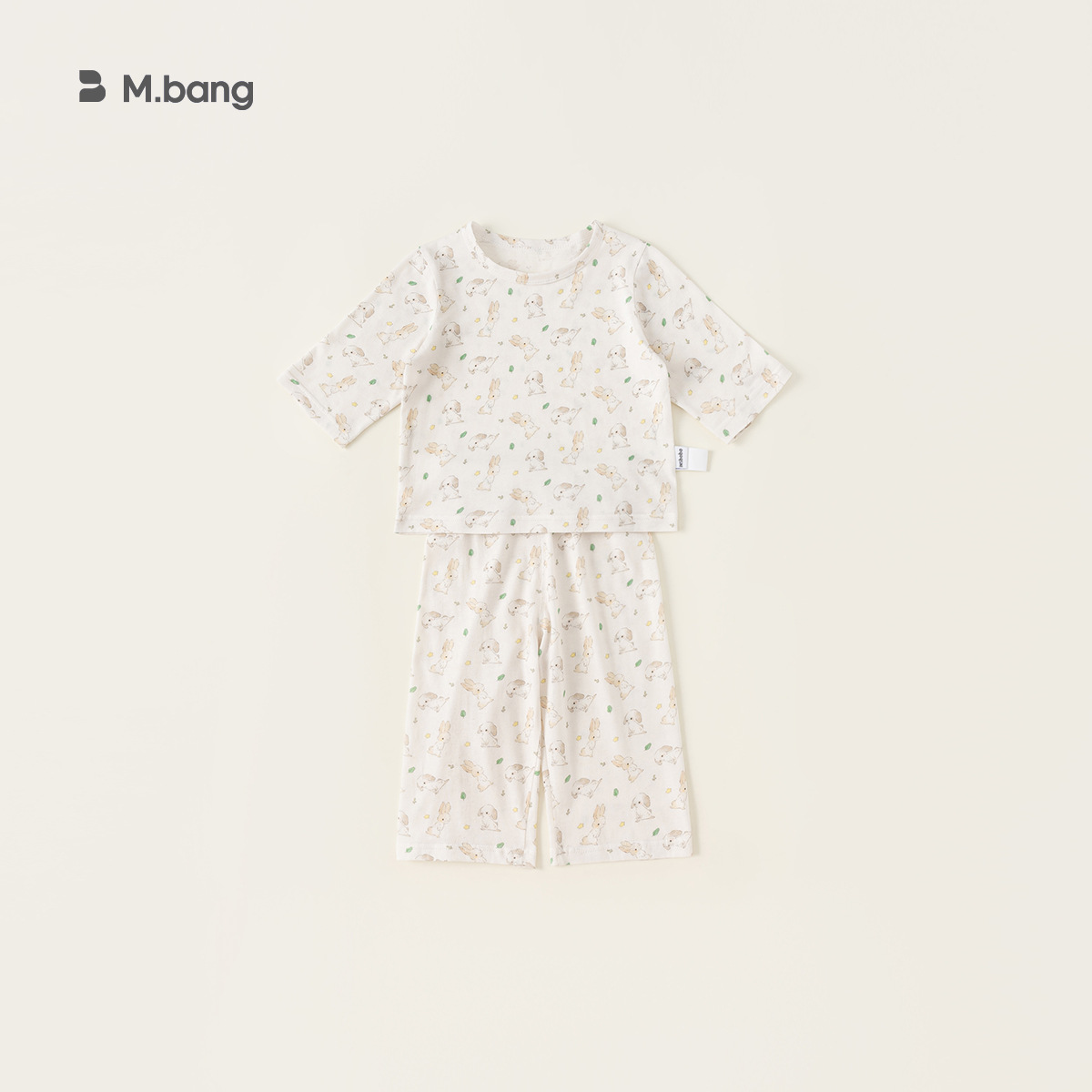 Yubao ropa para niños pijamas para niños verano estilo fino estampado de dibujos animados traje de servicio a domicilio bebé de dos piezas XT24362