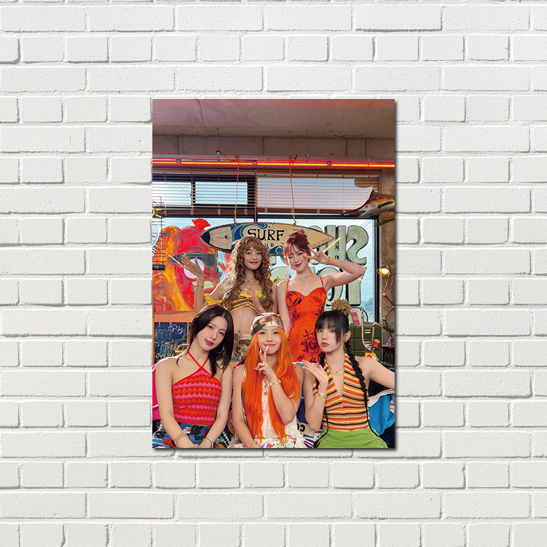 (G)I-DLE poster, South Korean girl group GIDLE, Song Yuqi, Mina, Soyeon, and Shuhua celebrity photos, dormitory wall stickers