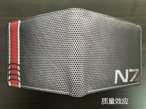 Mass Effect N7 Wallet Wallet EFFECT Short Folding Wallet MASS Mass Effect Peripheral Wallet
