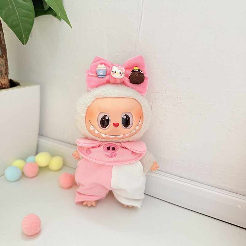 服のみ】第二世代ブラインドボックス ラブブ服 エポキシ樹脂製顔飾り ラブブ シットシットパーティーシリーズ ベビー服 可愛い|undefined