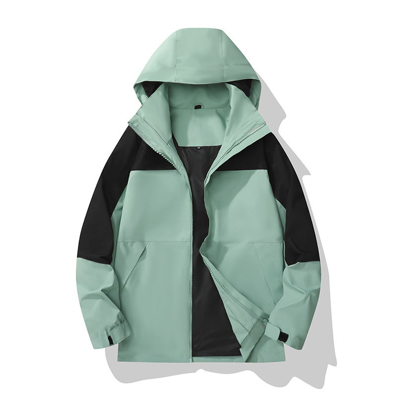 Otoño y invierno vestir de asalto hombre desmontable a prueba de viento impermeable herramienta de tamaño grande chaqueta funcional pareja abrigo image 8