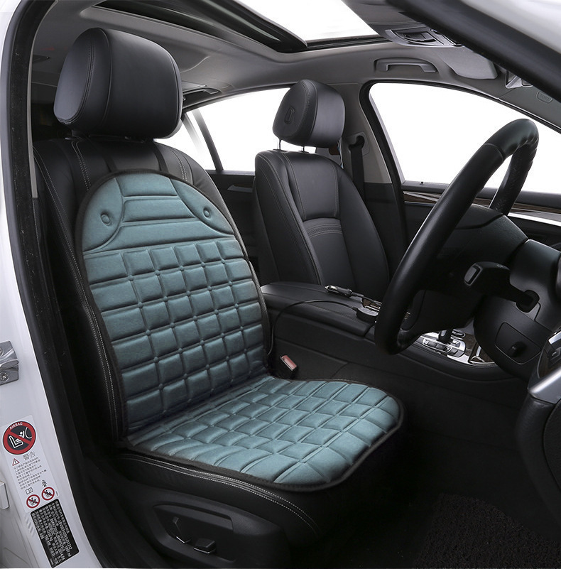 Car heated seat cushion for home and office use in winter, in-car warming mat, 12V electric heated seat cushion for vehicles