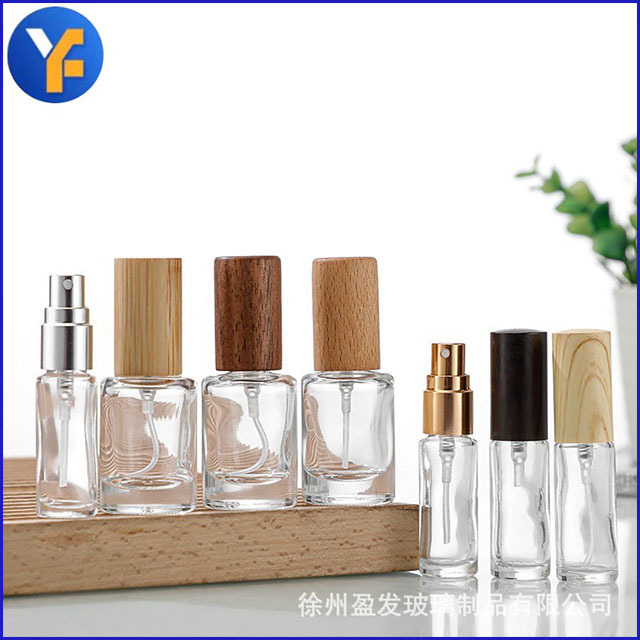 胡桃木榉木盖玻璃香水分装瓶小样喷雾瓶便携多规格5ml10ml12ml9ml