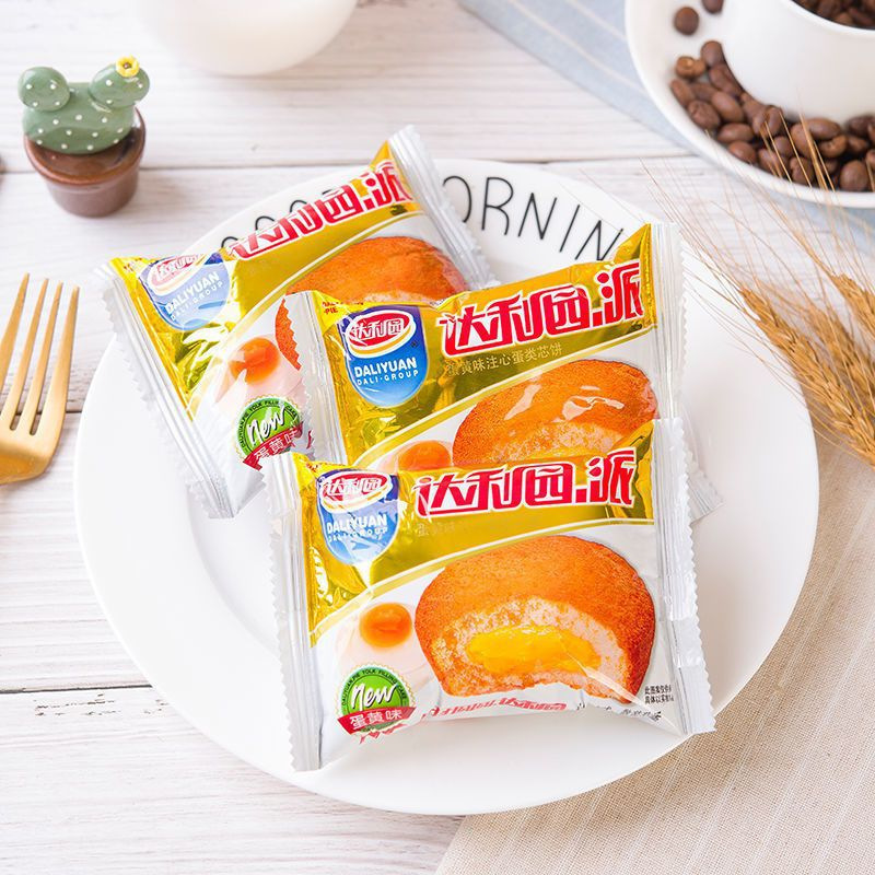 达利园蛋黄派面包6包学生早餐蛋糕充饥零食多款可选