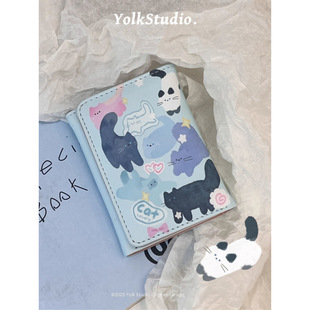 [11000 collection] 2024 original wallet kitten love dream small 30% cute card wholesale