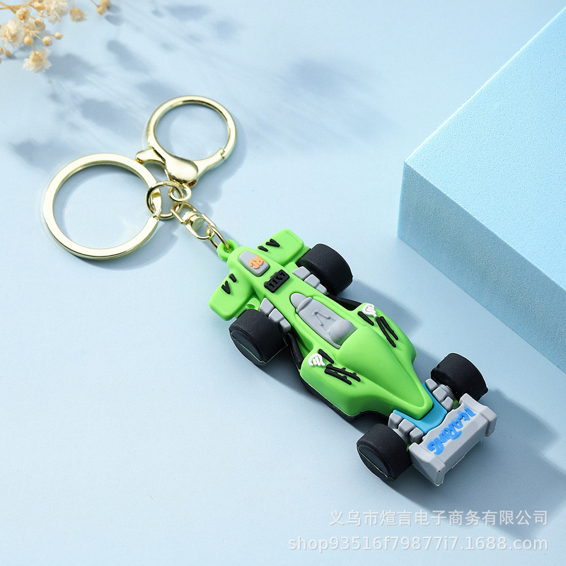 クリエイティブ漫画方程式レーシングモデルキーホルダースクールバッグペンダント絶妙な車のキーチェーン小さなギフト卸売|undefined