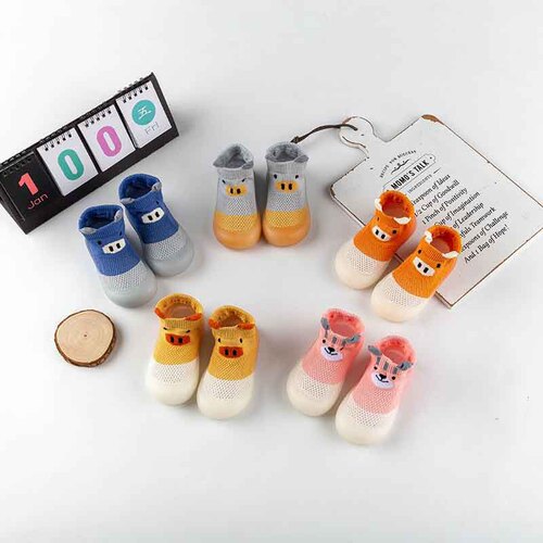 New Summer Mesh Learning Shoes for Children, Summer Socks Shoes for Infants and Toddlers, Soft Sole Floor Shoes, Comfortable and Breathable, Non-Slip