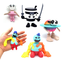 3D プリント TungTungTungSahur 木製スティック人形減圧おもちゃ山と海の経典クリエイティブ抽象インターネット有名人