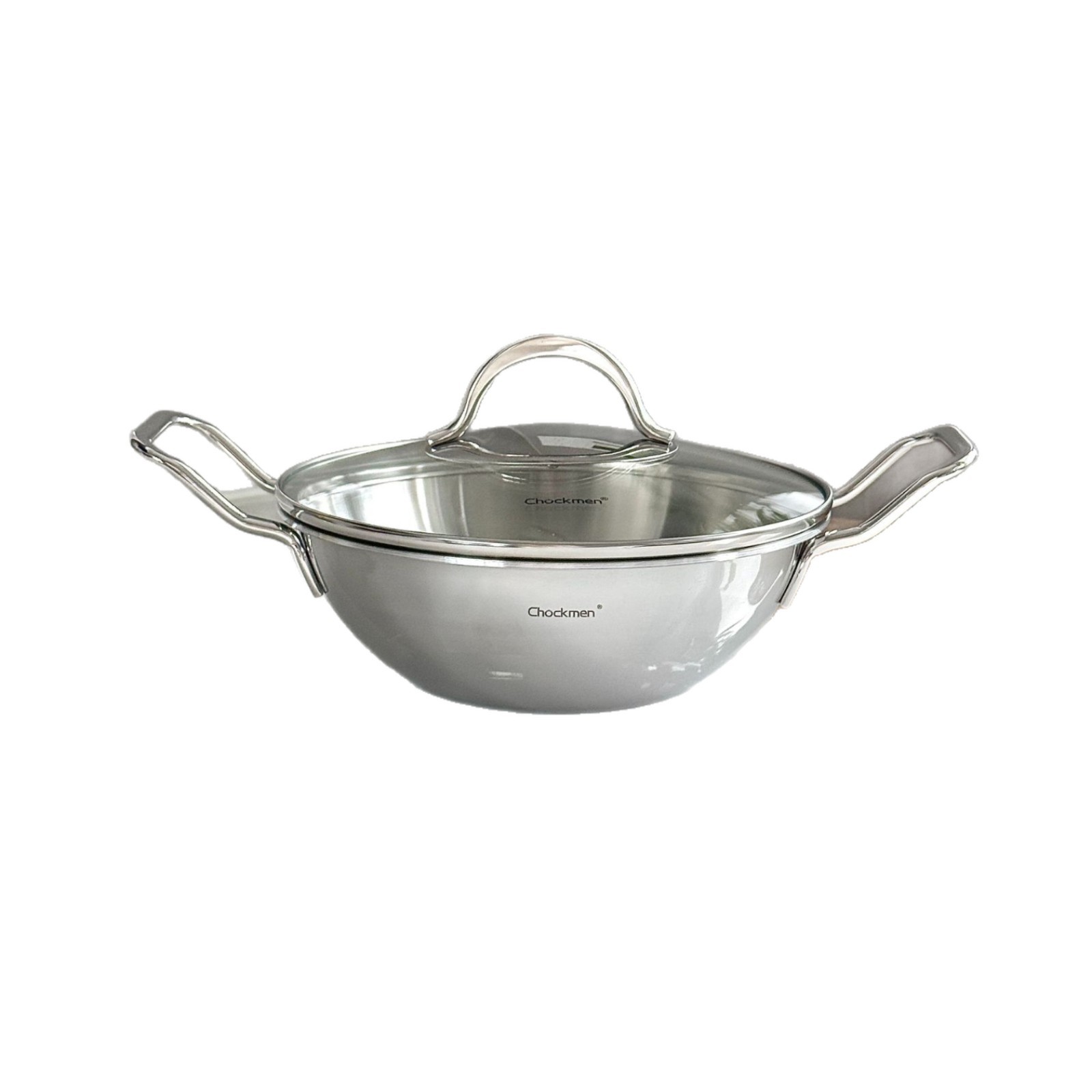 Zhuo Deming 18 / 10 acero inoxidable de doble oreja pequeña olla de marisco casera olla seca olla caliente al aire libre 20cm