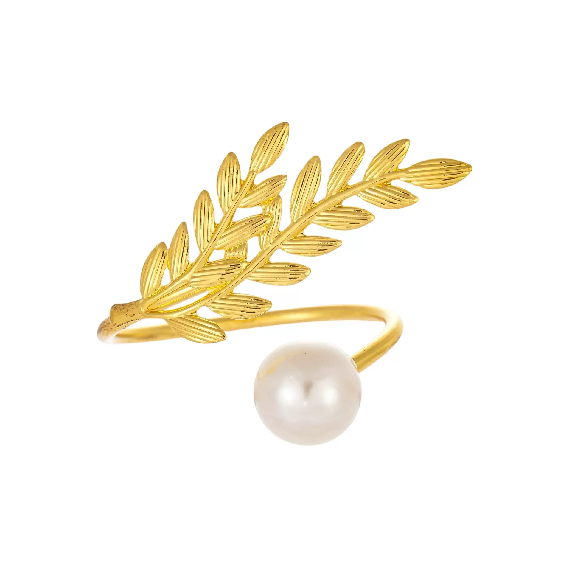 麦穗金属餐巾环餐巾扣 酒店餐厅装饰麦穗仿珍珠餐巾圈厂家批发