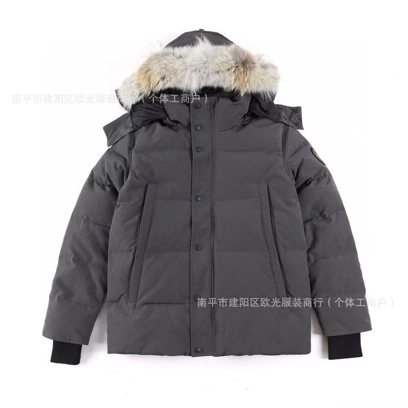 Foreign Trade Goose down Jacket 29 Styles Wyndhan Wolf Fur Thickened Men's and Women's Mid-Length Parka Coat 3808m Foreign Trade Goose down Jacket 29 Styles Wyndhan Wolf Fur Thickened Men's and Women's Mid-Length Parka Coat 3808m
