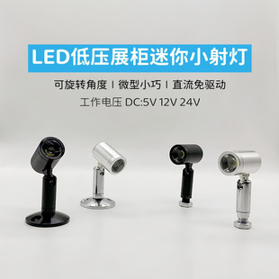 Led counter showcase low voltage small spotlight 12V mini mini hand 24V display light 1W mechanical equipment diy light