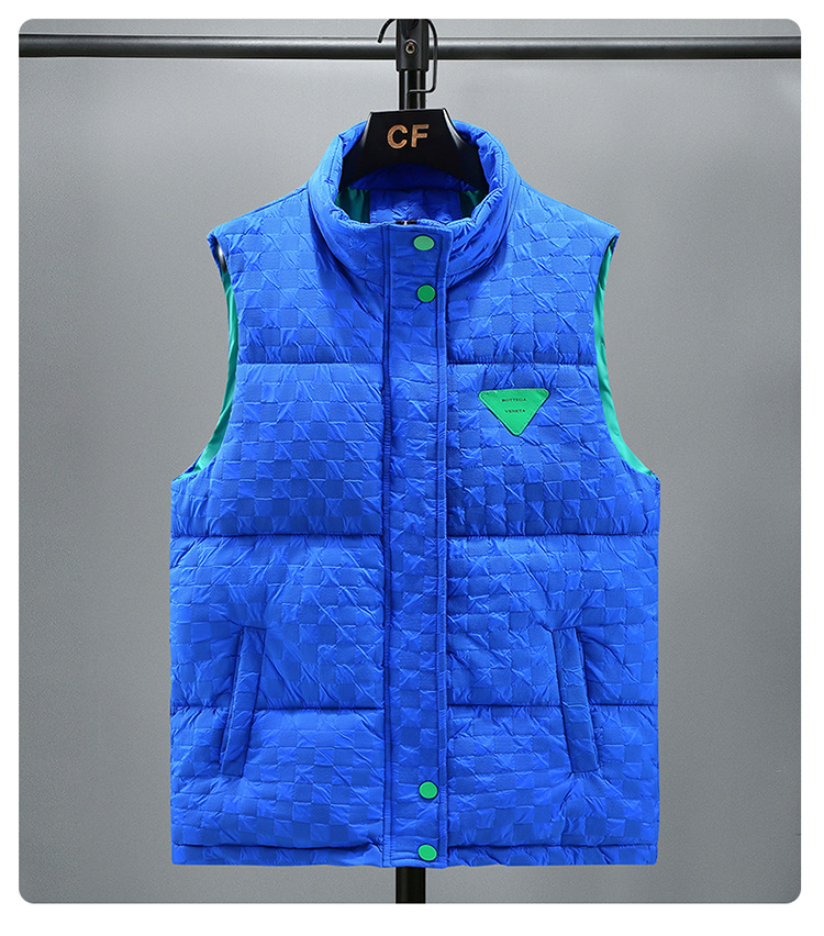 Herren Weste Aus Baumwolle Warm Gefüttert Für Herbst Und Winter_voghion.com