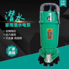 潜水泵 家用 QDX高压不锈钢抽水泵 220V 高扬程 大流量小型潜水泵