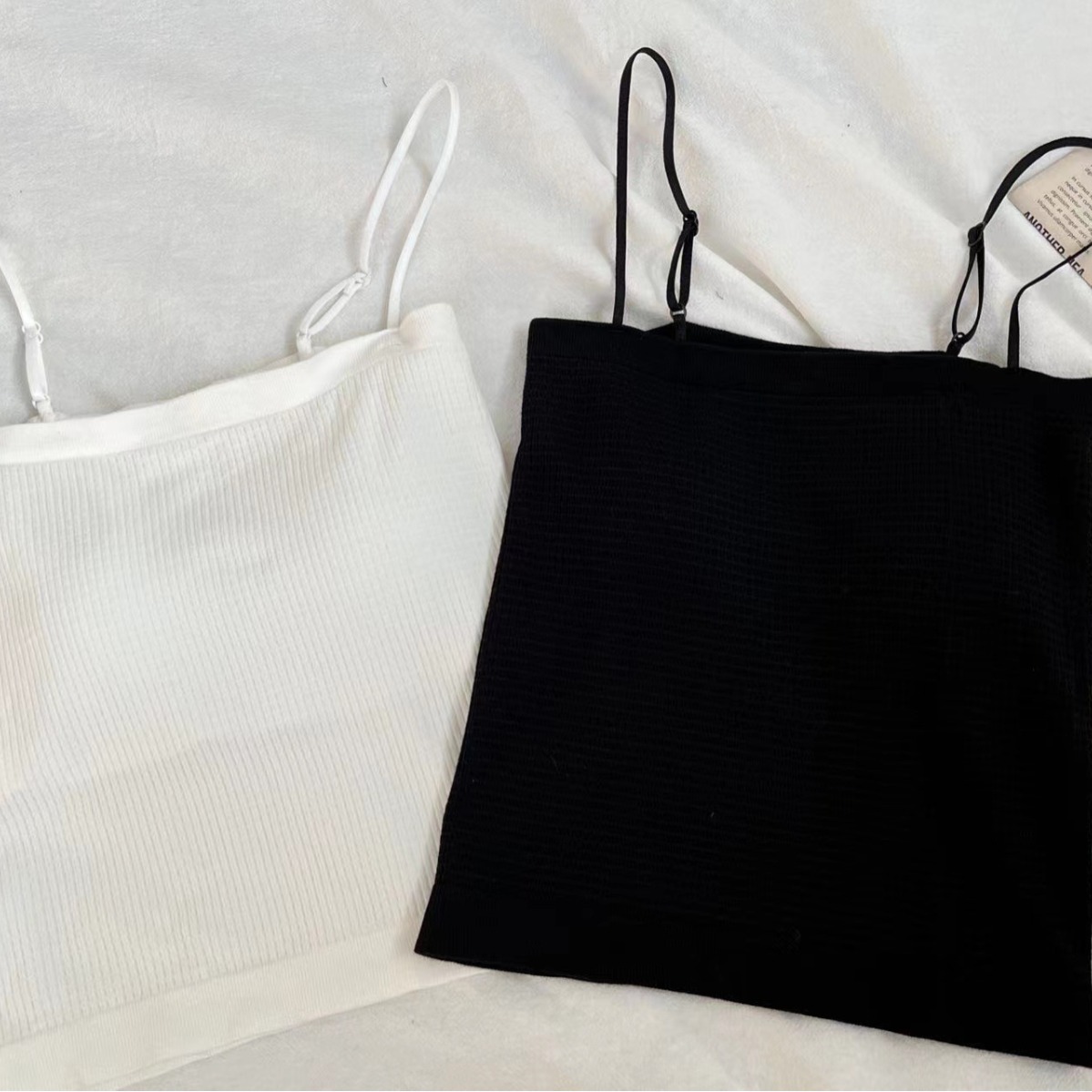 Nuevo Chaleco de waffle puro algodón sin costuras de una sola pieza taza fija abrigo de pecho todo partido ropa exterior chaleco casual