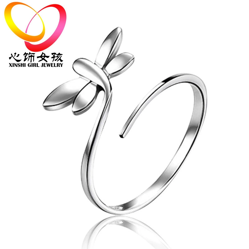 Fashionable universal adjustable copper Korean ring, Korean style