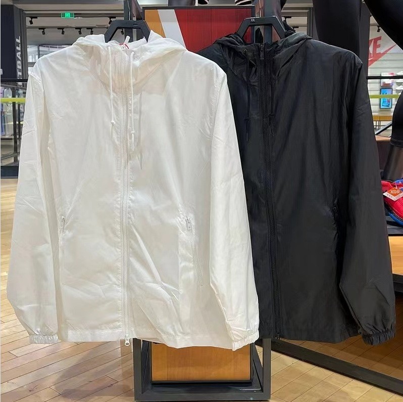 2026 Spring and Autumn New Men's Jacket Coat, Men's Sun-Protective Hooded Casual Top, Women's Embroidered Sports Windbreaker