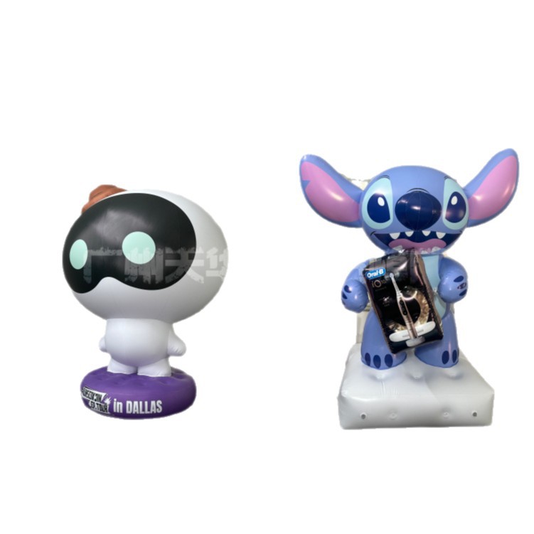 Desfile al aire libre de dibujos animados modelo de aire flotante centro comercial exhibición Meichen despegada simulación de dibujos animados animales modelo de aire