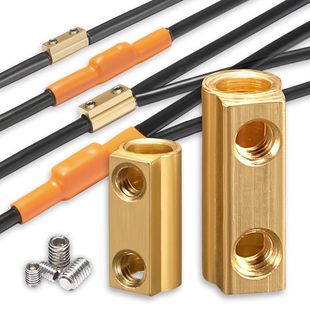 Fineday Wire Connector Kit, 14 Terminals with Heat Shrink Tube, (16-8Awg)*8 + (