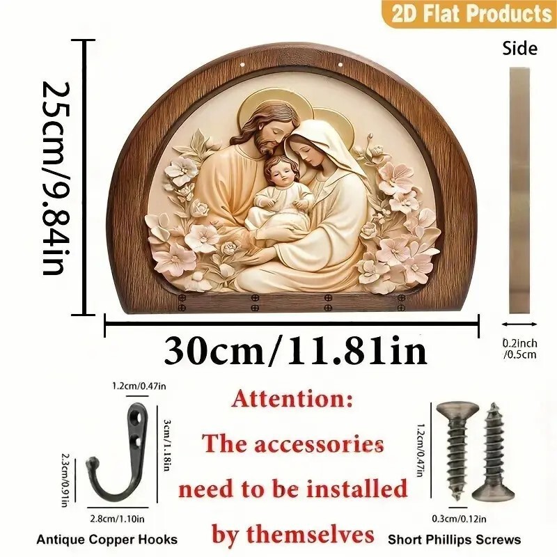 新着カラフルな木製キャビンキーハンガーフラットグラフィックデザインリビングルームの装飾木製置物キーハンガー|undefined