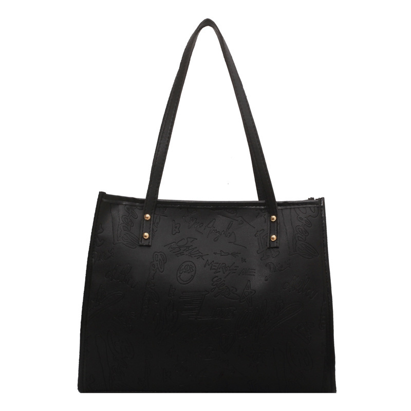 Bolso de mujer 2024 primavera nuevo nicho lienzo de cuatro hojas de gran capacidad bolso de hombro simple bolso de todo tipo