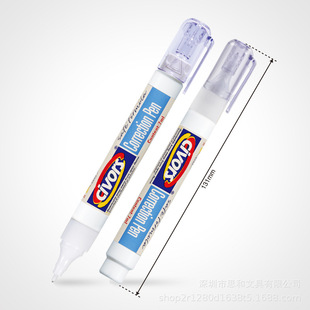 Factory Wholesale Student Supplies Error Correction Quick-Drying Correction Fluid Office Correction Pen Correction Quick-Drying Cross-Border