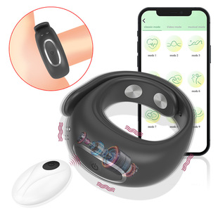 Adult Products Manufacturer Wholesale App Wireless Remote Control Jesse Watch Strap Adjustable Vibration Lock Semen Ring Men's Exercise