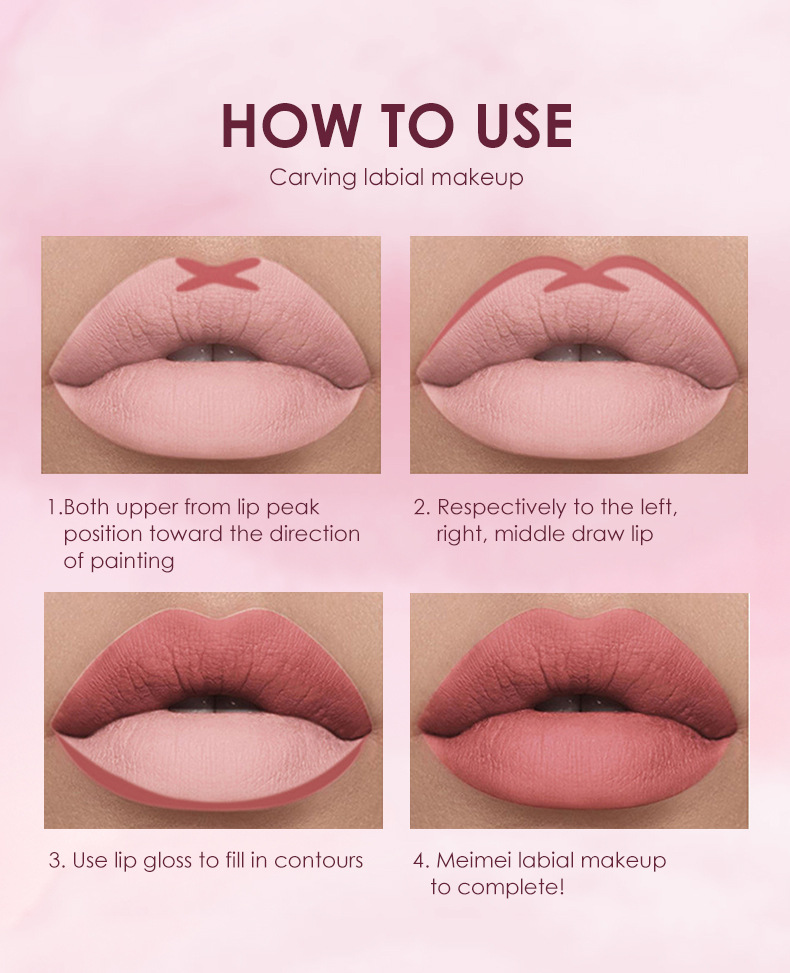 Langmanni 6+6 Matte Lip Gloss and Lip Liner Pen Set of 12 pieces Matte Lip Gloss Gift Box Set undefined