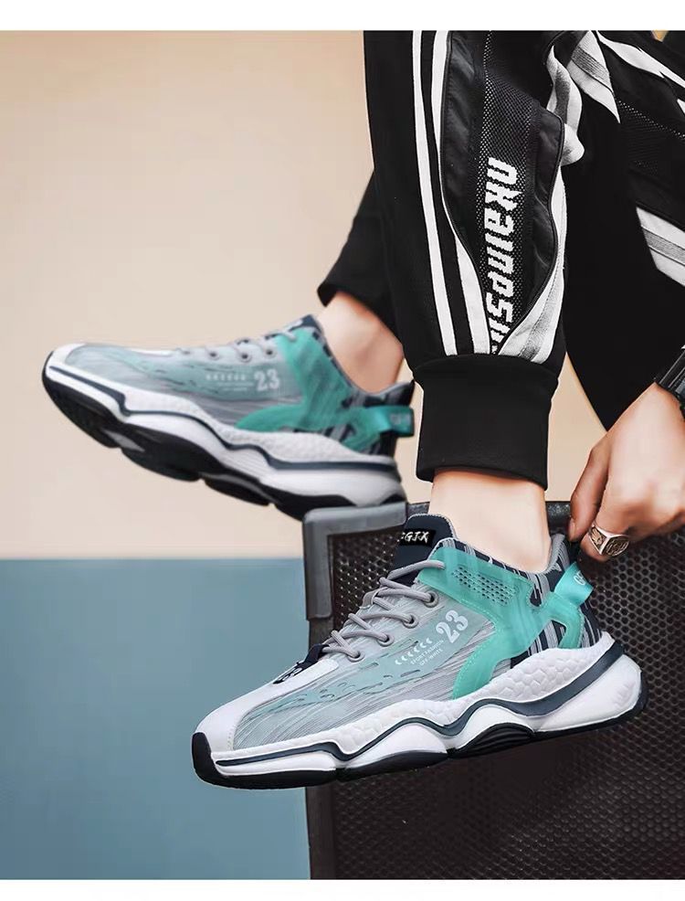 Herren Basketballschuhe Wanderschuhe Tennisschuhe Sneakers Stoff Canvas gepolsterte Schuhe_voghion.com