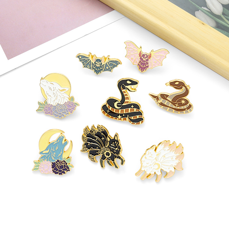 10g Weight Brooches Classification Holiday, Daily Occasion Alloy Material Animal Pattern Unisex Gender Stoving Varnish Design Simple Style Style Simple Style Pin Animal Alloy Stoving Varnish Unisex Brooches 7