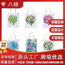 钻石画包包四季树手提袋厂家销售异形钻5d圆钻多用途手工方便袋