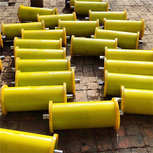 Nylon Roller Rubber Insulated Roller Mining Belt Conveyor Polyurethane Roller Polymer Balance Roller