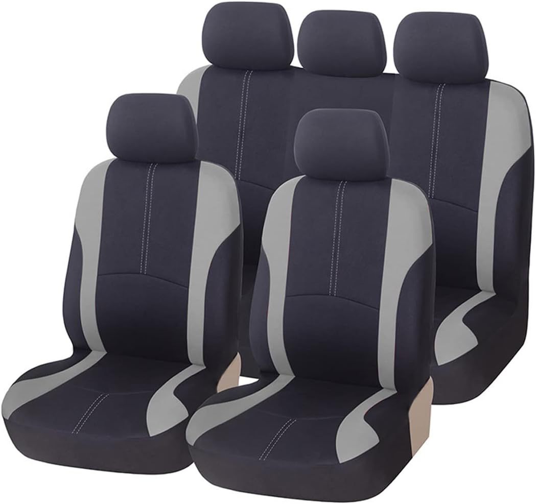 Foreign Trade Export to Europe and America, Vertical Striped Waistline Car Seat Cover Fabric, Universal for All Seasons, Cross-Border, Mexico, Large Quantities in Stock