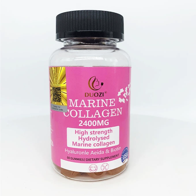 Внешняя торговля Морская коллагеновая помадка MARINE COLLAGEN 2400MG Коллагеновая добавка