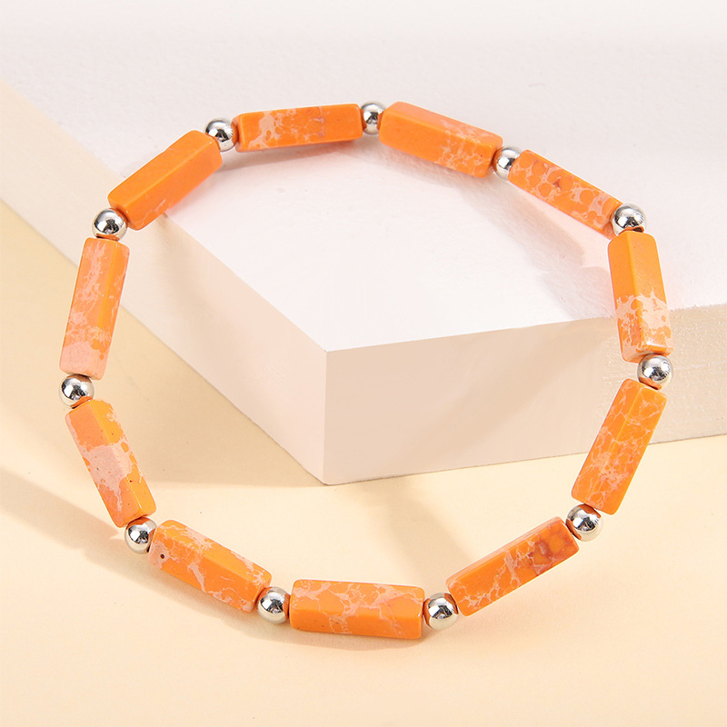 Fashion Geometric Stone Plating Bracelets 1 Piece