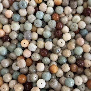 Natural Burmese Old Material Bodhi Root Plate Playing with Handstrings Seiko Milk Cafe Duobao Barrel Beads Bodhi Zi Scattered Beads