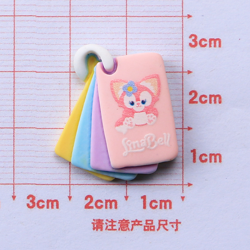 Dibujos animados beibei papelería serie resina accesorios DIY crema pegamento teléfono caso hecho en casa headwear horquilla material al por mayor