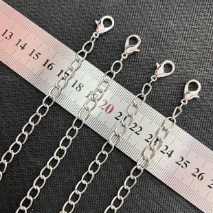 Chain with Lobster Clasp Twist Chain Hanging Buckle Parking Sign Hanging Chain Bag Strap Identification Tag Hanging Chain Accessory Twisted Chain