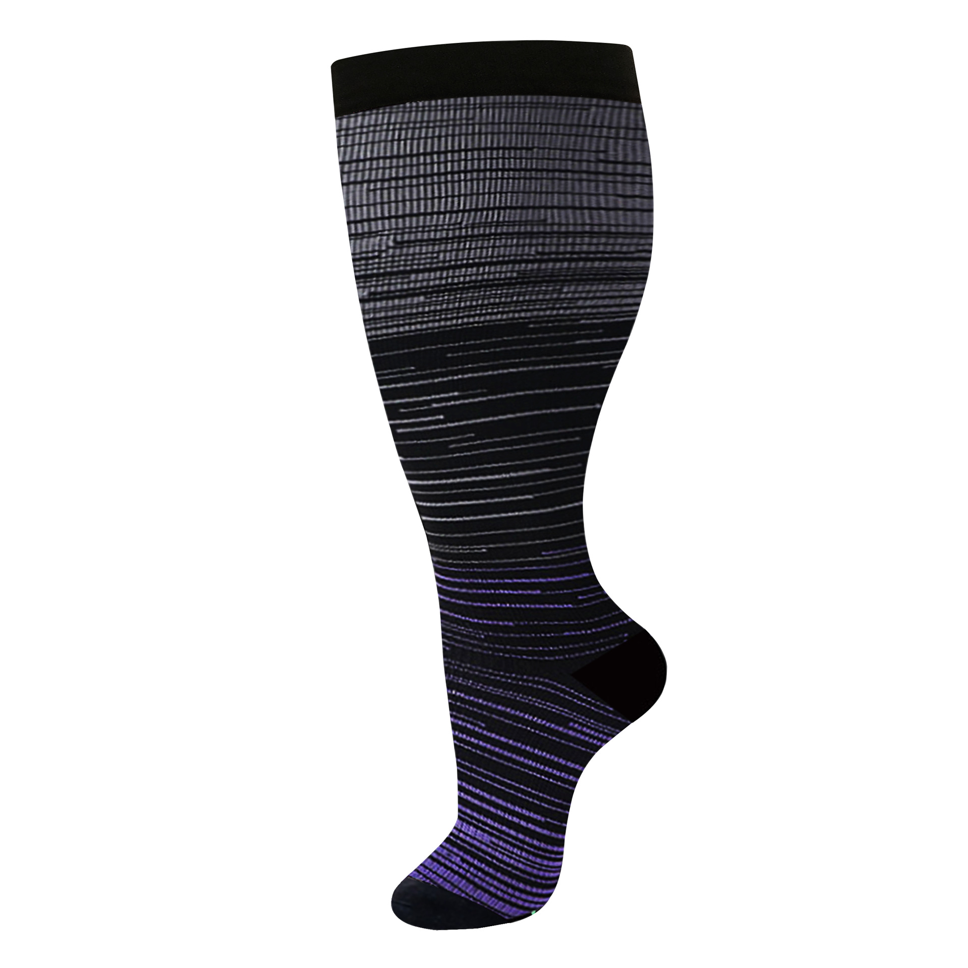 굵은 선, 연한 회색 + 연한 보라색