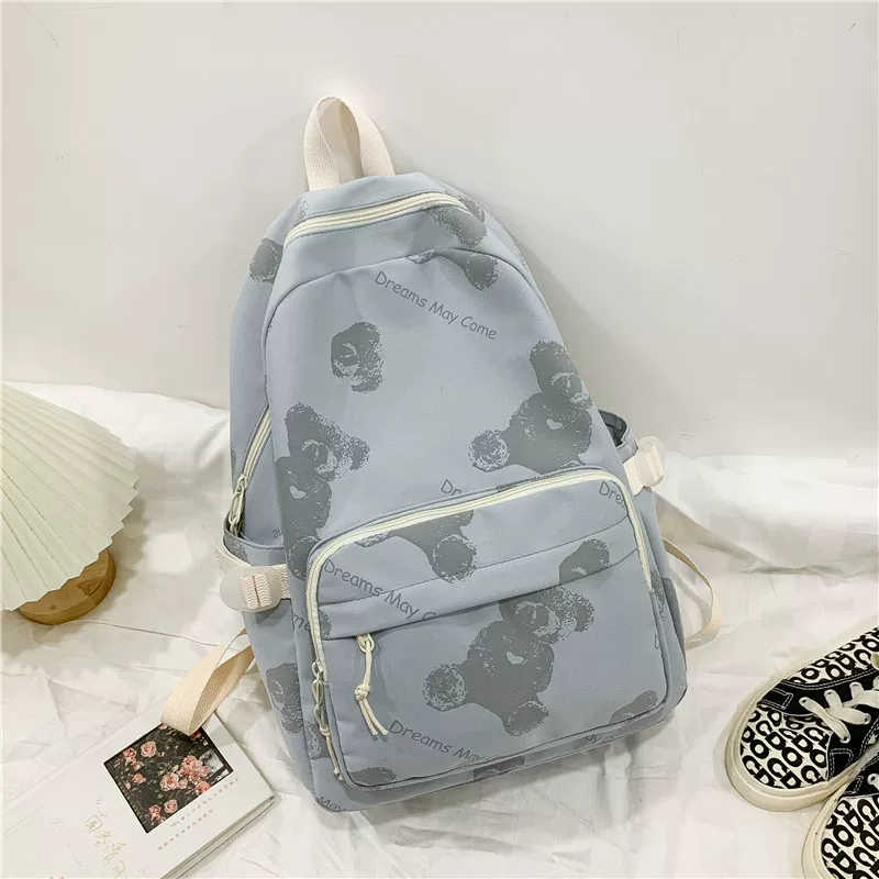 Men's backpack, Japanese capacious shoulder bag for traveling, school bag for students, simple and elegant design, for secondary school, for teenagers