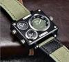 Dial for leisure, swiss watch, square quartz men's watch, military watch
