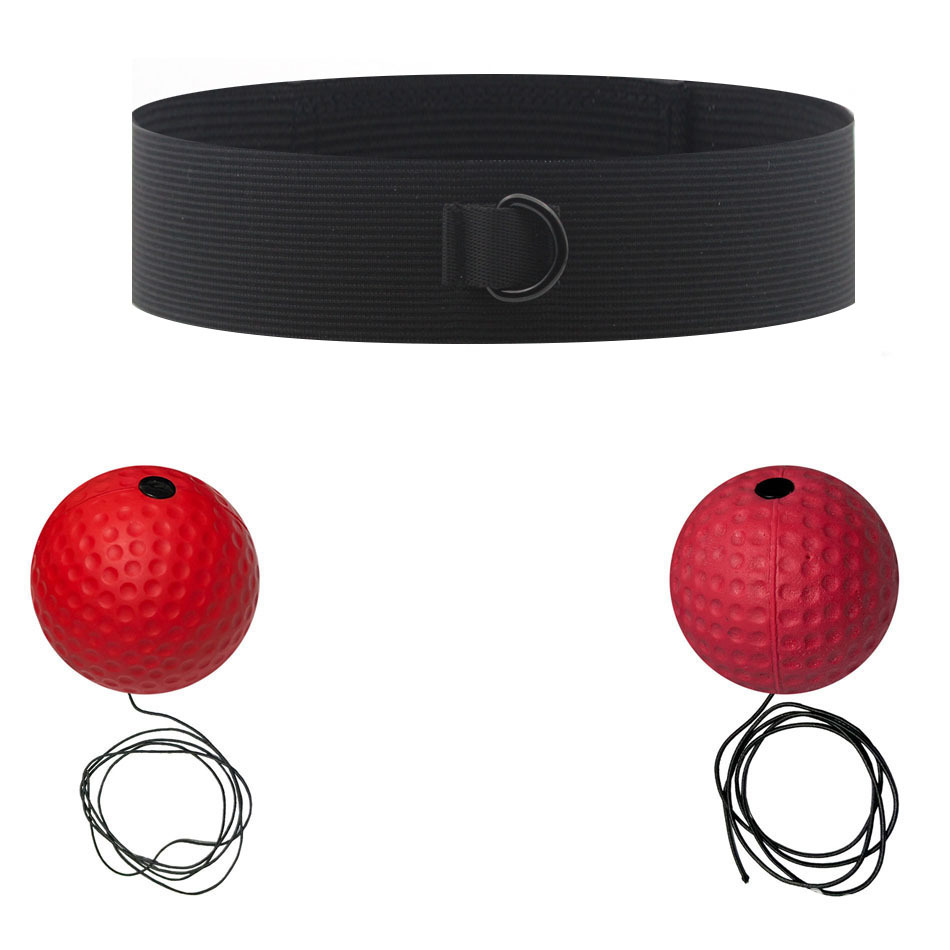 Bola de reacción de boxeo montada en la cabeza Descompresión para niños Bola de ventilación Bola de velocidad mágica Entrenamiento de habilidades para adultos Sala de fitness