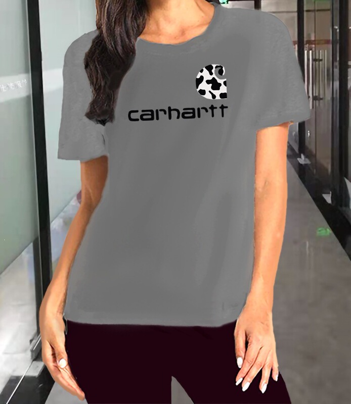 In-Stock Independent Site Walmart Foreign Trade New Carhartt Black and White Pattern Casual Fashion Short-Sleeve T-Shirt In-Stock Independent Site Walmart Foreign Trade New Carhartt Black and White Pattern Casual Fashion Short-Sleeve T-Shirt
