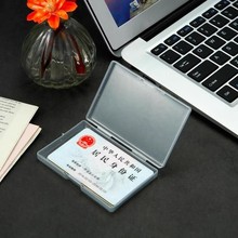 透明磨砂银行IC卡身份证件公交卡套会员卡饭卡PVC膜防水证件全套