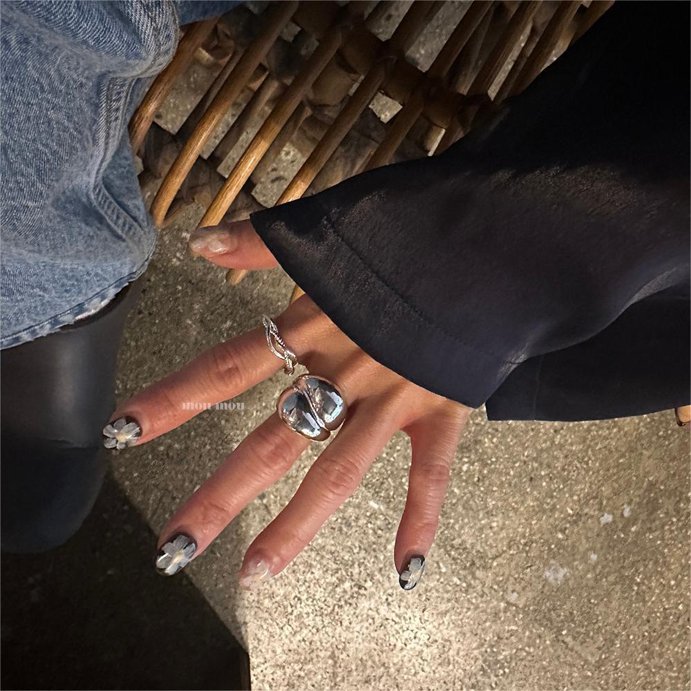 6g Weight Open Rings Classification 1 Piece Quantity Holiday, Travel, Daily Occasion 925 Sterling Silver Material Heart Shape Pattern Women's Gender Casual, Elegant, Streetwear Style 925 Sterling Silver Heart Shape Open Rings 9